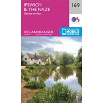 Encyklopedie Ipswich, the Naze & Clacton-on-Sea - Ordnance Survey [EN] (2016, Skládaná mapa, Ordnance Survey)