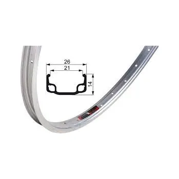 Ráfek na kolo REMERX ráfek REMERX,natural-stříbrný,622x21,36děr,