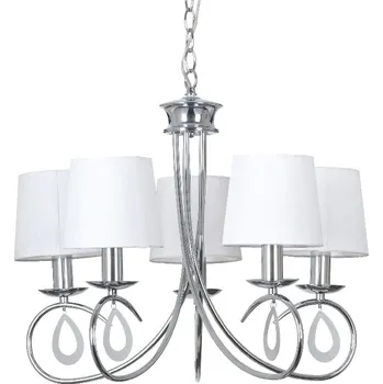 ACA DECOR Závěsný lustr BASILICO max. 5x40W/E14/230V/IP20