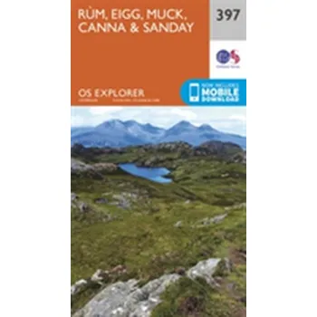 Encyklopedie Rum, Eigg, Muck, Canna and Sanday - Ordnance Survey [EN] (2015, Skládaná mapa, Ordnance Survey)