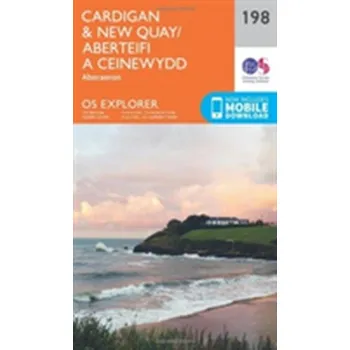 Encyklopedie Cardigan and New Quay, Aberaeron - Ordnance Survey [EN] (2015, Skládaná mapa, Ordnance Survey)