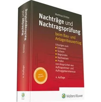 Nachträge und Nachtragsprüfung - Drittler, Matthias