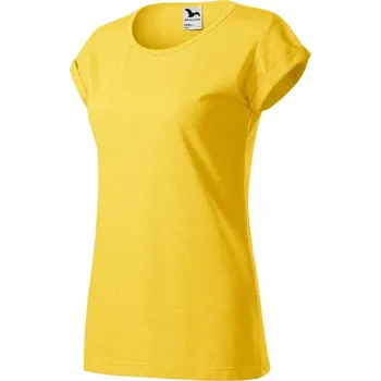 Fusion tričko dámské žlutý melír S
