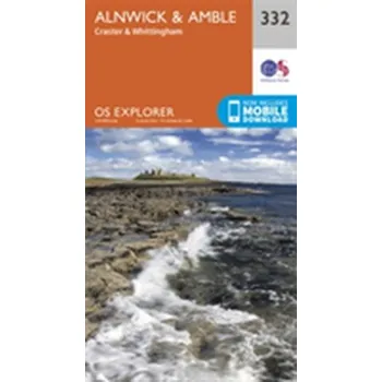 Encyklopedie Alnwick and Amble, Craster and Whittingham - Ordnance Survey [EN] (2015, Skládaná mapa, Ordnance Survey)