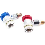 Rychlospojky pro plnění klimatizace, chladivo R-134A, sada 2 ks - SATRA