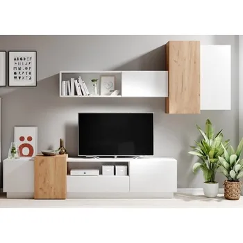 Obývací stěna Laski Obývací stěna 3D sektor sestava 2