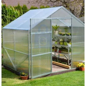 Skleník Skleník polykarbonátový, LanitPlast DOMIK 2,6x4 m PC 16 mm, balení 1 ks