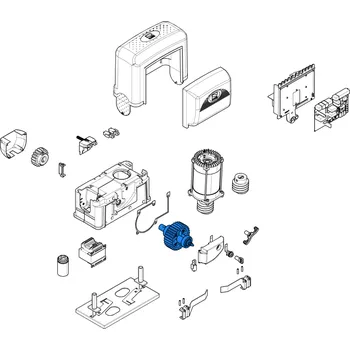 Pohon brány Came 119RIBK004 ozubené kolo převodovky náhonu hřídele BK, BKE, AGS