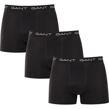 Boxerky 3PACK pánské boxerky Gant černé (900023004-005) XXL Možnost vrácení zboží ZDARMA do 120 dnů!