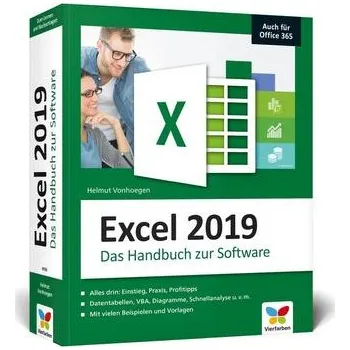 Excel 2019 - Vonhoegen, Helmut [DE] (2019, Brožovaná, Vierfarben)