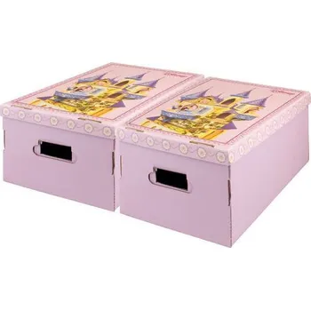 Úložný box Kartonová krabice na hračky 29 x 48 x 20 cm