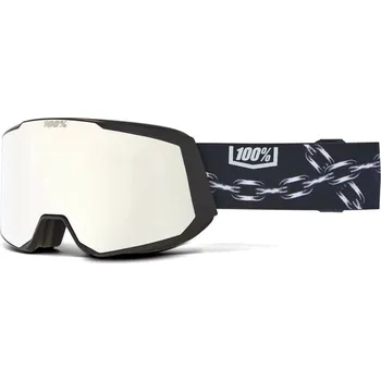 Brýle lyžařské 100% SNOWCRAFT XL HiPER Goggle Nico Porteous - Mirror Silver Lens
