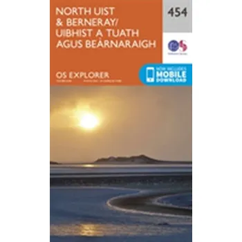 Encyklopedie North Uist and Berneray/Uibhist a Tuath Agus Bearnaraigh - Ordnance Survey [EN] (2015, Skládaná mapa, Ordnance Survey)