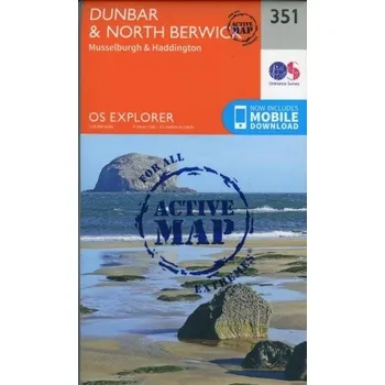 Encyklopedie Dunbar and North Berwick - Ordnance Survey [EN] (2015, Skládaná mapa, Ordnance Survey)