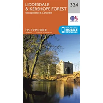 Encyklopedie Liddesdale and Kershope Forest - Ordnance Survey [EN] (2015, Skládaná mapa, Ordnance Survey)