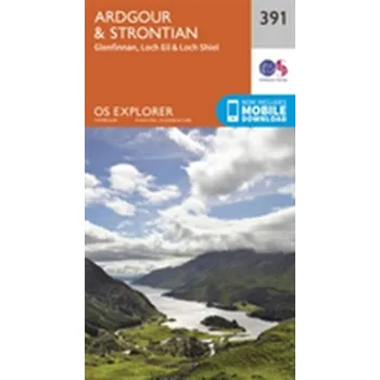 Encyklopedie Ardgour and Strontian - Ordnance Survey [EN] (2015, Skládaná mapa, Ordnance Survey)