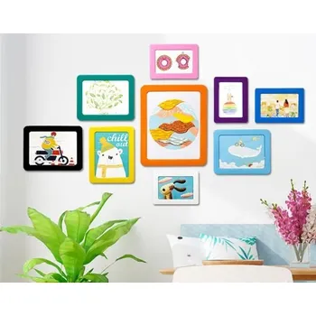 Rám na obraz Samolepicí magnetický rám o velikosti 12,3x8,1cm - tmavě modrá