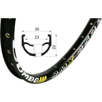 Ráfek na kolo Ráfek Remerx Jumbo 406x23, 36děr, 2xnýt,AV, černý Varianta: 36