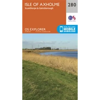 Encyklopedie Isle of Axholme, Scunthorpe and Gainsborough - Ordnance Survey [EN] (2015, Skládaná mapa, Ordnance Survey)