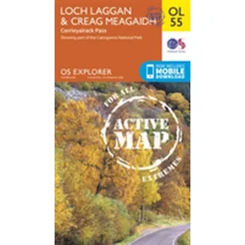 Encyklopedie Loch Laggan & Creag Meagaidh, Corrieyairack Pass - Ordnance Survey