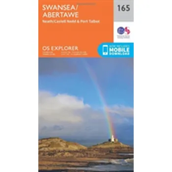 Encyklopedie Swansea, Neath and Port Talbot - Ordnance Survey [EN] (2015, Skládaná mapa, Ordnance Survey)