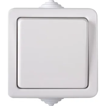vypínač Kanlux Vypínač č. 6 schodišťový venkovní TEKNO IP54 bílý