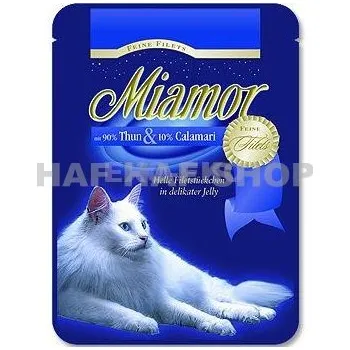 Krmivo pro kočku Miamor Filet Tuňák+Kalamáry Kapsička 100g