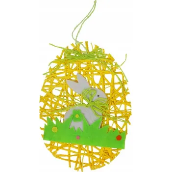 Velikonoční dekorace Velikonoční ozdoba plst vajíčko