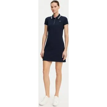 Dámské šaty Tommy Hilfiger Každodenní šaty WW0WW45532 Tmavomodrá Regular Fit M