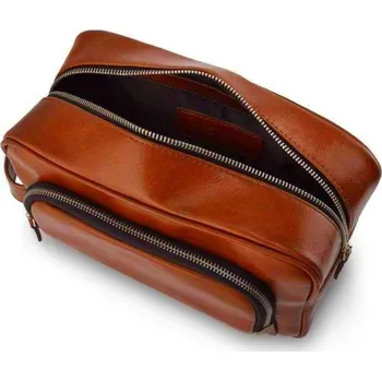 Kosmetická taška Pánská kosmetická taštička SOLIER SK04 VINTAGE BROWN Velikost: ONE SIZE