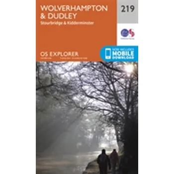 Encyklopedie Wolverhampton and Dudley, Stourbridge and Kidderminster - Ordnance Survey [EN] (2015, Skládaná mapa, Ordnance Survey)