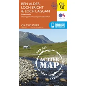 Encyklopedie Ben Alder, Loch Ericht & Loch Laggan, Dalwhinnie - Ordnance Survey