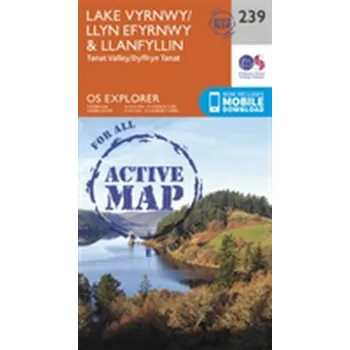 Encyklopedie Lake Vyrnwy and Llanfyllin, Tanat Valley - Ordnance Survey