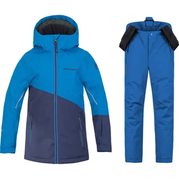 Dívčí bunda Dětský lyžařský komplet Kigali Skydiver/medieval blue 122-128 + Akita Skydiver 122-128