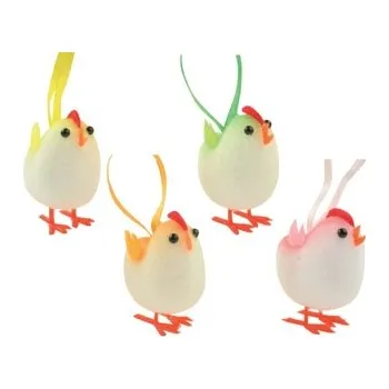 Vánoce Kuřátka na zavěšení 3 cm, 4 ks (cs, Anděl Přerov s.r.o.)