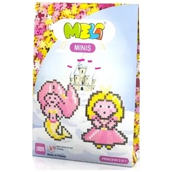 ostatní stavebnice Meli Minis princezna 3v1 Stavebnice + stavební plán 50326