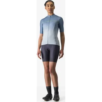 Cyklistické oblečení CASTELLI dres kr.rukáv SALITA dámský steel blue Varianta: XL