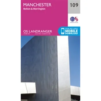 Encyklopedie Manchester, Bolton & Warrington - Ordnance Survey [EN] (2016, Skládaná mapa, Ordnance Survey)
