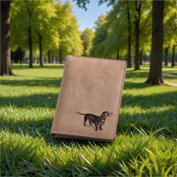 Obal na doklad Pouzdro Na Psí Pas - "Jezevčík 3" - 105 - Dárek pro milovníka psů