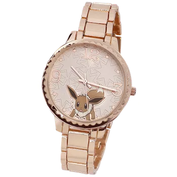 Hodinky náramkové hodinky z Pokémon - Evoli - zlatá