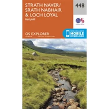 Encyklopedie Strath Naver / Strath Nabhair and Loch Loyal - Ordnance Survey [EN] (2015, Skládaná mapa, Ordnance Survey)