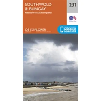 Encyklopedie Southwold and Bungay - Ordnance Survey [EN] (2015, Skládaná mapa, Ordnance Survey)