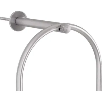 Svícen Höfats Höfats OVAL CANDLE Wall mount Silver - stěnový držák