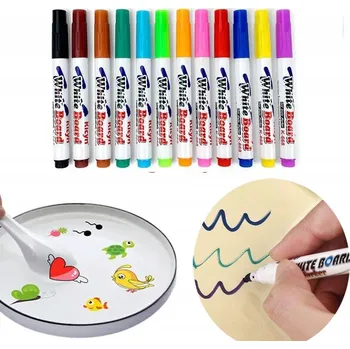 Popisovač na keramiku, sucho stíratelný, smazatelný, vícebarevný ITIMPORT 12 ks