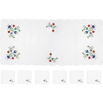 Prostěradlo Ubrus s kašubskými tulipány , 6 kusů