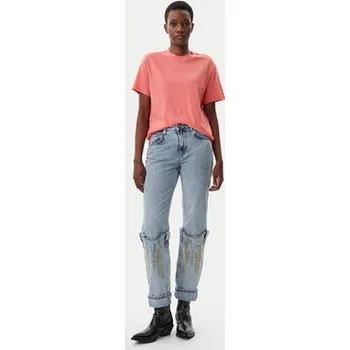 Mustang T-Shirt Floris 1016145 Korálová Relaxed Fit S