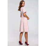 Stylove Koktejlové šaty S240 Růžová Regular Fit M
