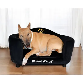 Pelíšek pro psa Pelíšek pro psy Freshdog černý 68,5 cm x 40,5 cm