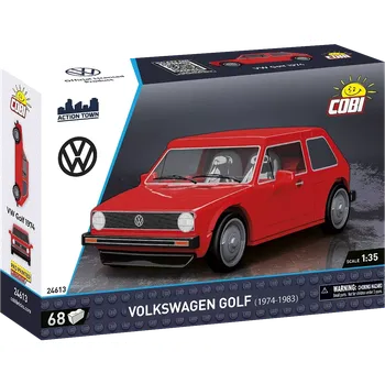 Stavebnice COBI Automobil Volkswagen GOLF (1974-1983) COBI - Action Town 1:35, Verze: Golf červený COBI-24613