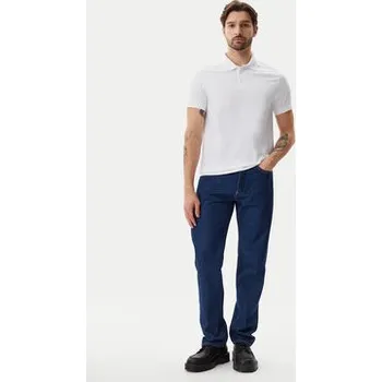 Pánská móda Calvin Klein Jeans Polokošile LV040HM281 Bílá Regular Fit XXL